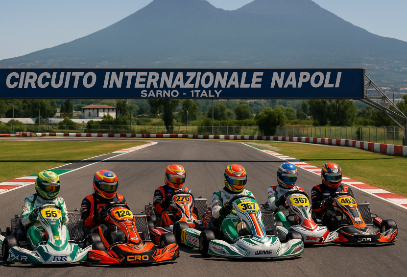 Tercera parada del Campeonato Italiano ACI Karting: Sarno se enciende bajo el sol y el motor