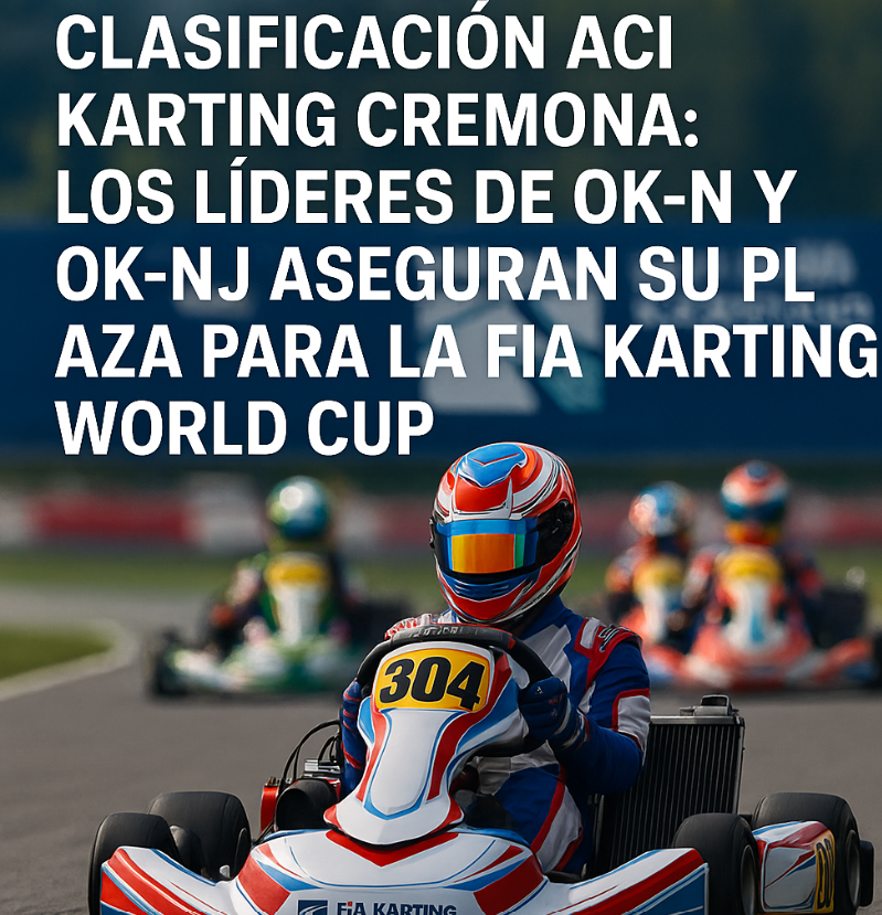 Clasificación ACI Karting Cremona: los líderes de OK-N y OK-NJ aseguran su plaza para la FIA Karting World Cup