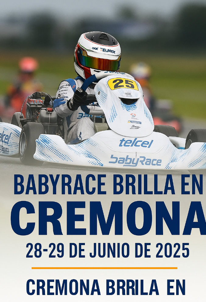BabyRace brilla en Cremona: victoria y protagonismo en Mini Gr.3 durante la Coppa Italia di Zona
