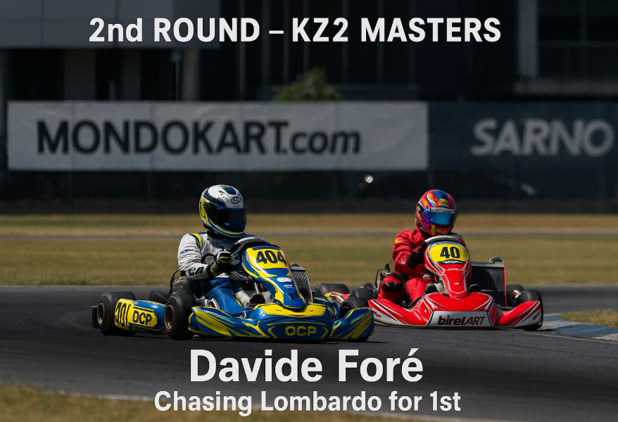 Davide Foré y la élite del KZ2 Masters brillan en Sarno: una batalla de experiencia, precisión y velocidad