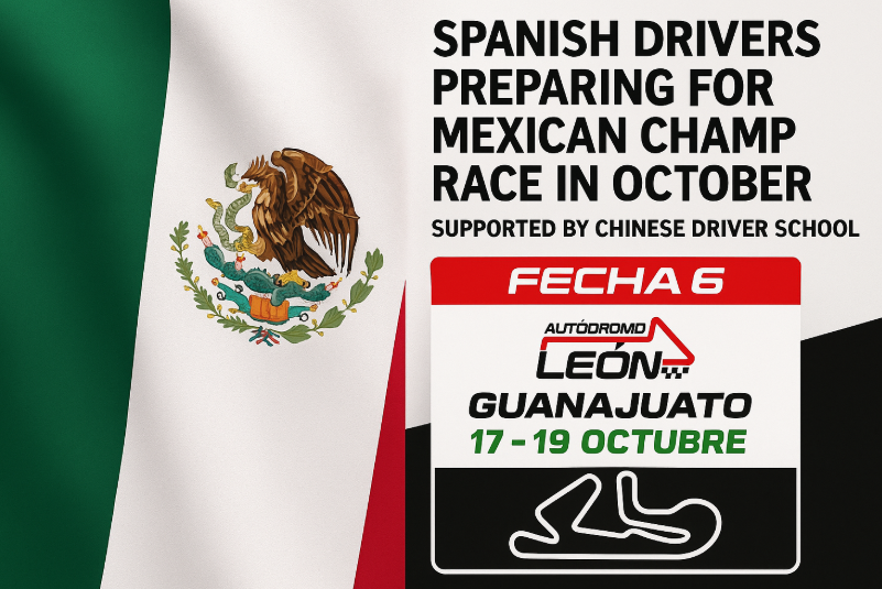 El Autódromo León de Guanajuato se prepara para recibir a pilotos españoles y talento internacional en la Fecha 6 del Campeonato Mexicano