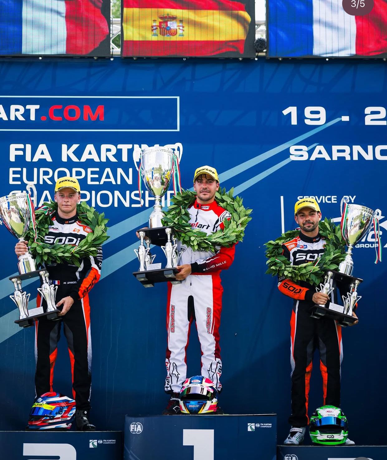 Pedro Hiltbrand arrasa en Sarno y lidera el Europeo KZ 2025