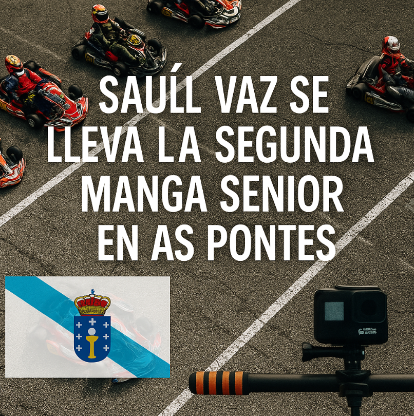 Saúl Vaz DaCosta se impone con autoridad en la segunda manga Senior en As Pontes