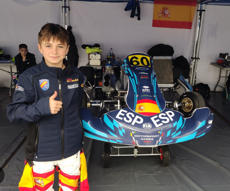 Bosco Arias brilla en la clasificación de la WSK Euro Series en Cremona