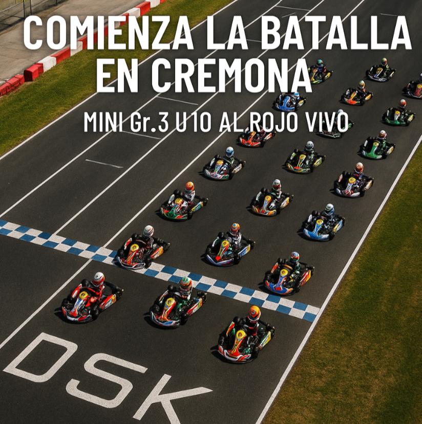 Comienza el Campeonato Italiano con fuerza en MINI Gr.3 U10: duelo de titanes en Cremona