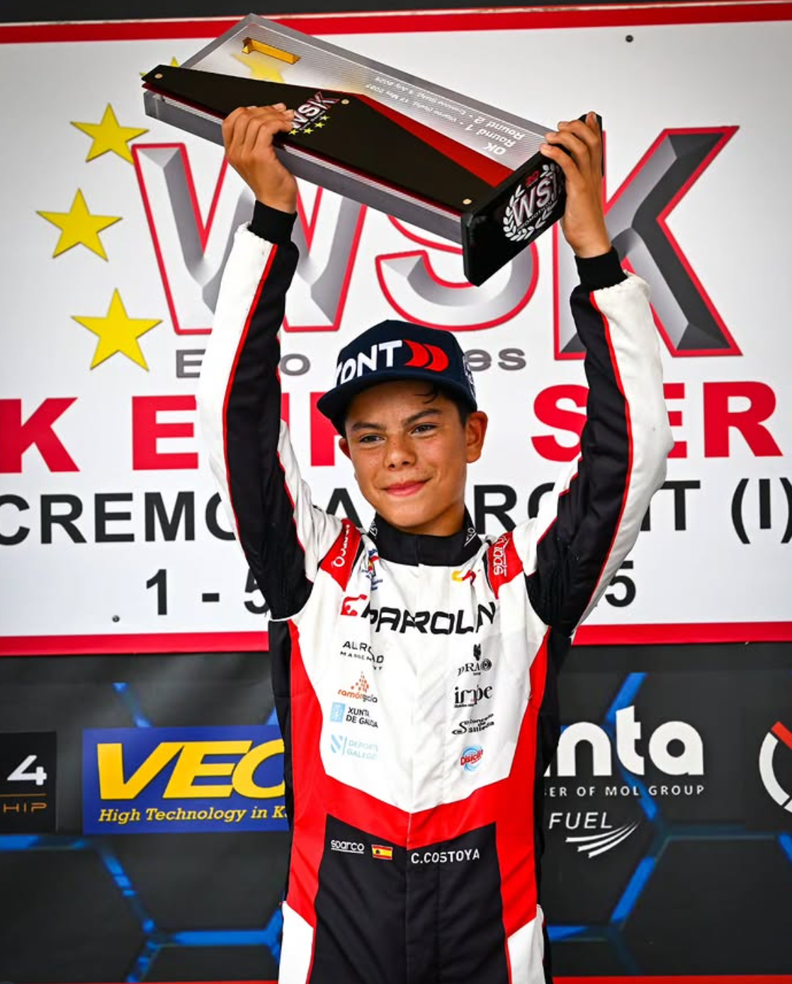 WSK Euro Series 2025: El gallego Cristian  Costoya, Zulfikari, Xie, Godschalk, Hedfors y Scognamiglio conquistan los títulos en Cremona