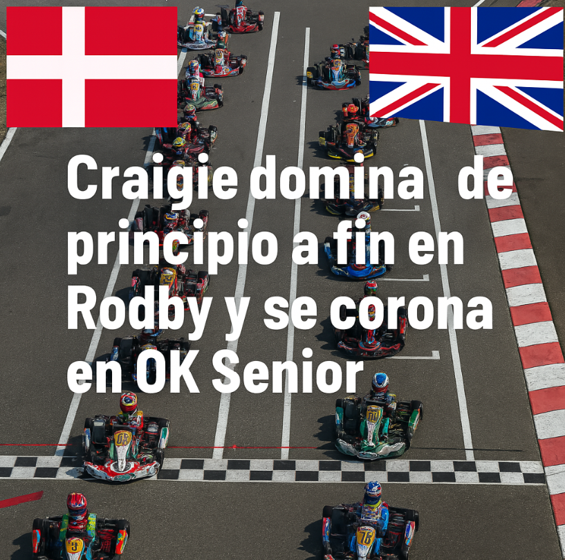 Craigie domina de principio a fin en Rodby y se corona en OK Senior