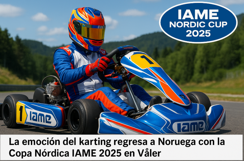 La emoción del karting regresa a Noruega con la Copa Nórdica IAME 2025 en Våler