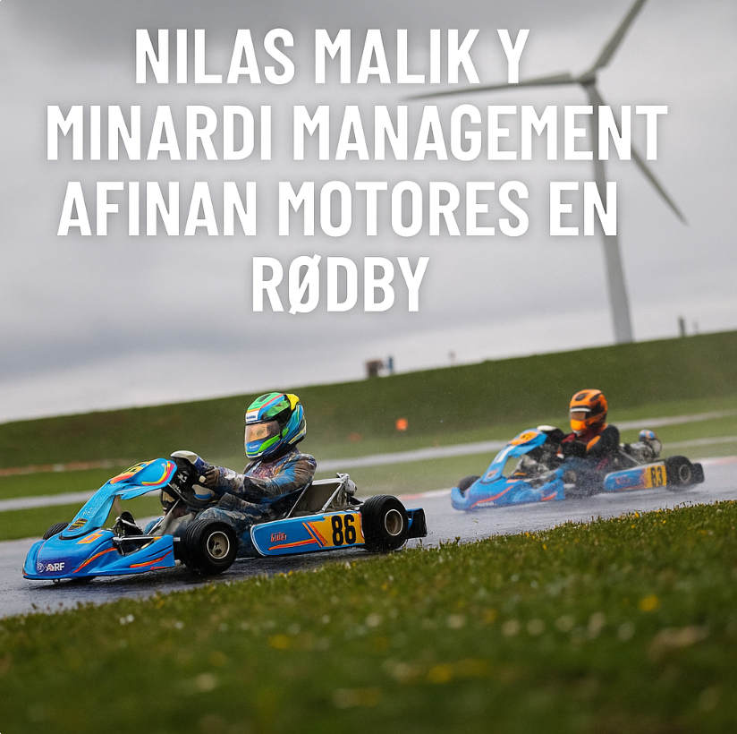 Nilas Malik y Minardi Management afinan motores en Rødby: comienza la batalla del Round 4 de Champions of the Future