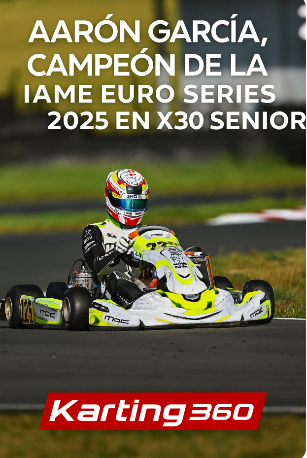 Aarón García, campeón de la IAME Euro Series 2025 en X30 Senior.CAMPEON DE EUROPA