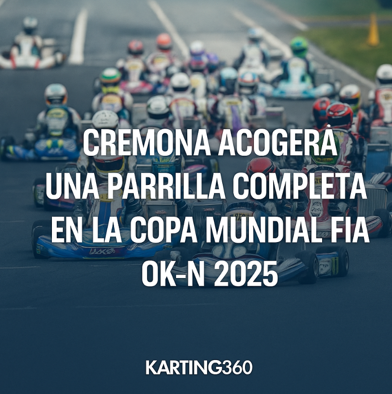 Cremona acogerá una parrilla completa en la Copa Mundial FIA OK-N 2025