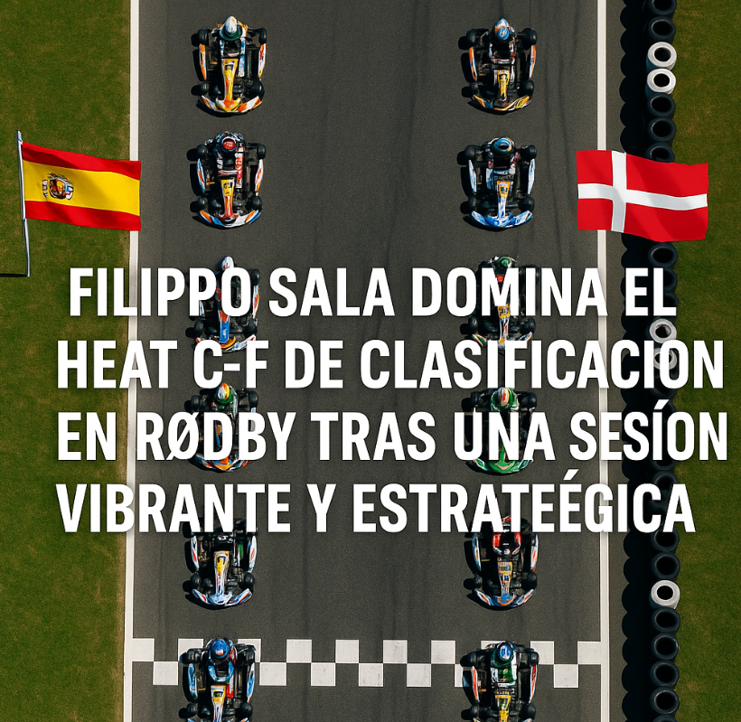 Filippo Sala domina el Heat C-F de clasificación en Rødby tras una sesión vibrante y estratégica
