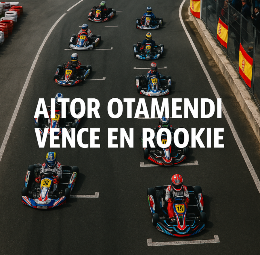 Aitor Otamendi arrasa en la primera carrera Rookie con una actuación estratosférica