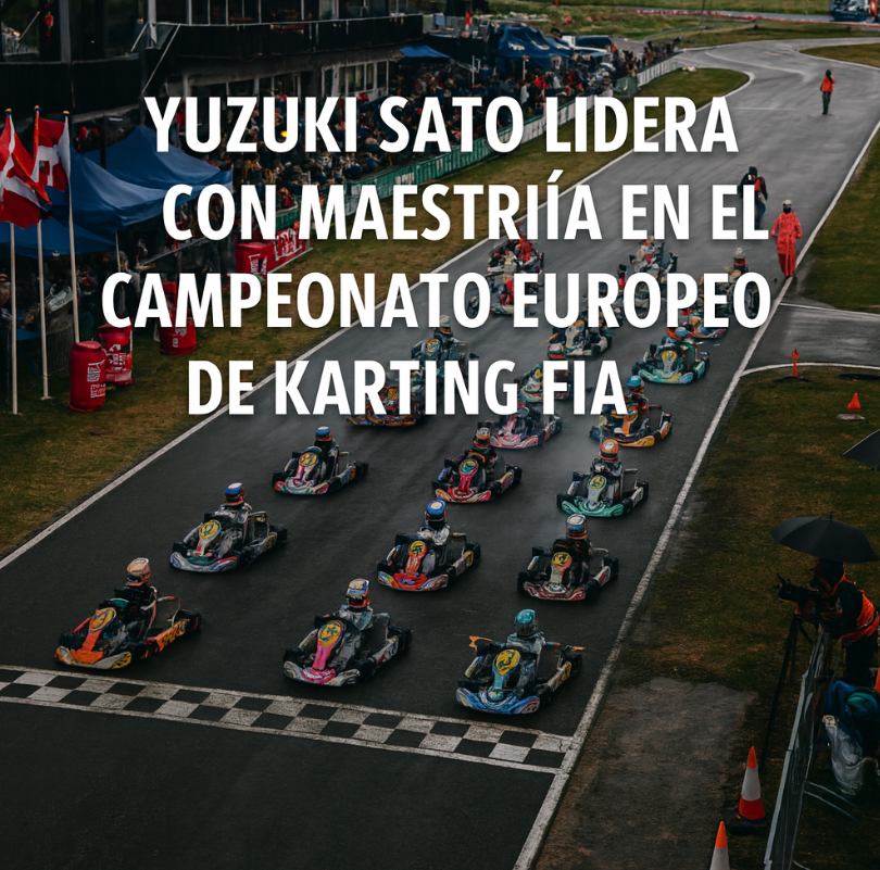 Yuzuki Sato se impone con autoridad en Rødby y lidera la general del FIA Karting Academy