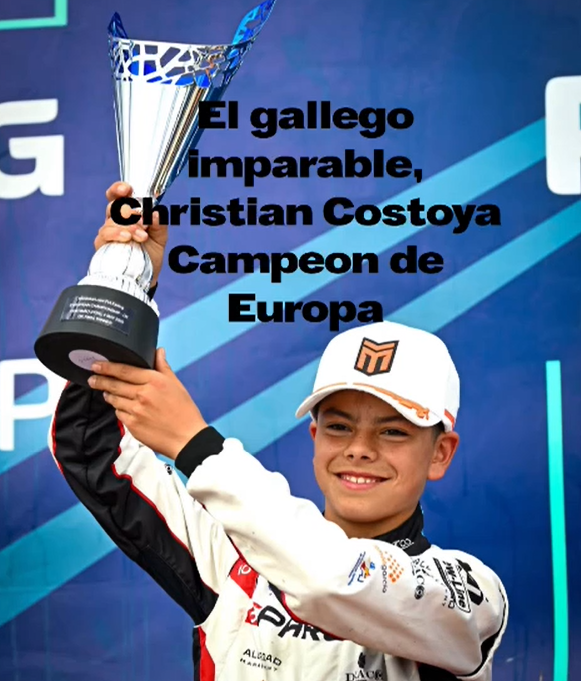 El gallego imparable, Christian Costoya campeón de Europa de karting