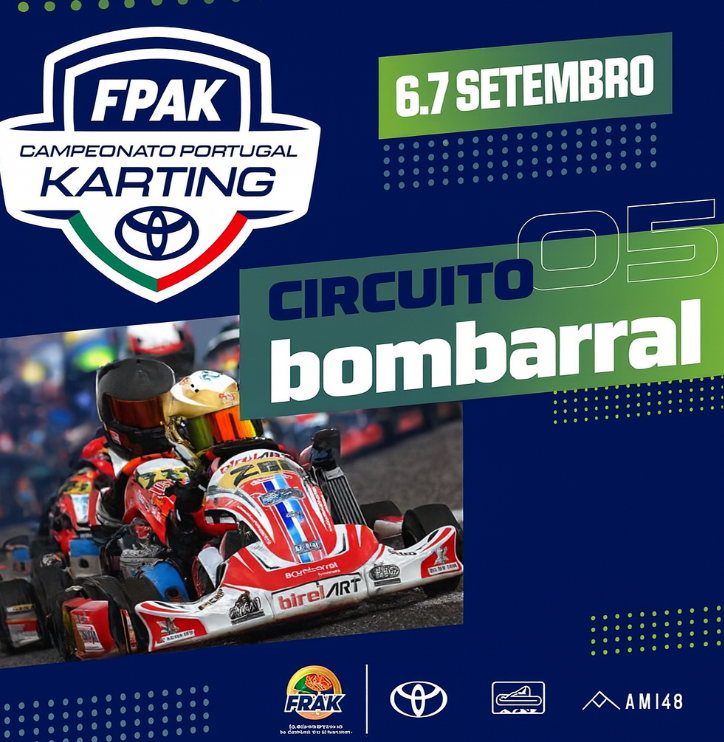 El Circuito de Bombarral acogerá la quinta prueba del Campeonato de Portugal de Karting los días 6 y 7 de septiembre