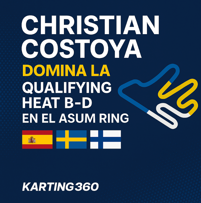 Christian Costoya se impone en la Qualifying Heat B-D de Kristianstad