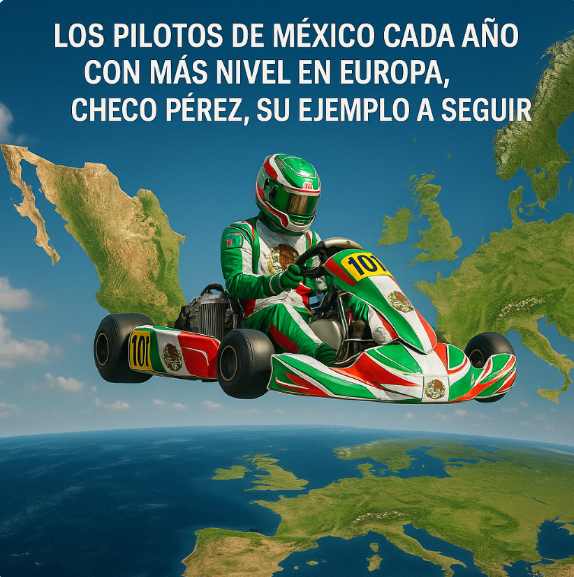 El karting mexicano cada año con pilotos de más nivel en Europa. Siguiendo los pasos de Checo Pérez