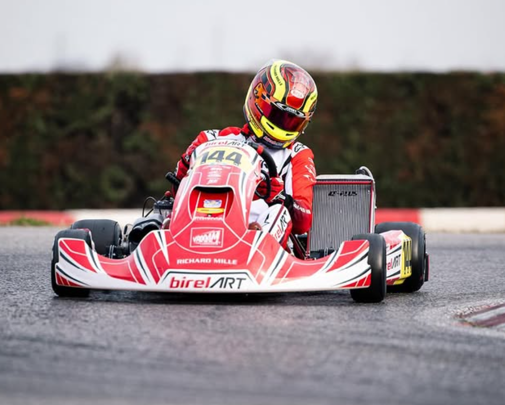 Riccardo Longhi domina en Franciacorta y se lleva la victoria en una categoría KZ2 con 14 nacionalidades en pista