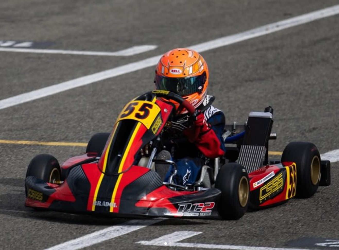Iker Fernández Renard lidera el Warm Up en Zuera en condiciones de pista complicadas