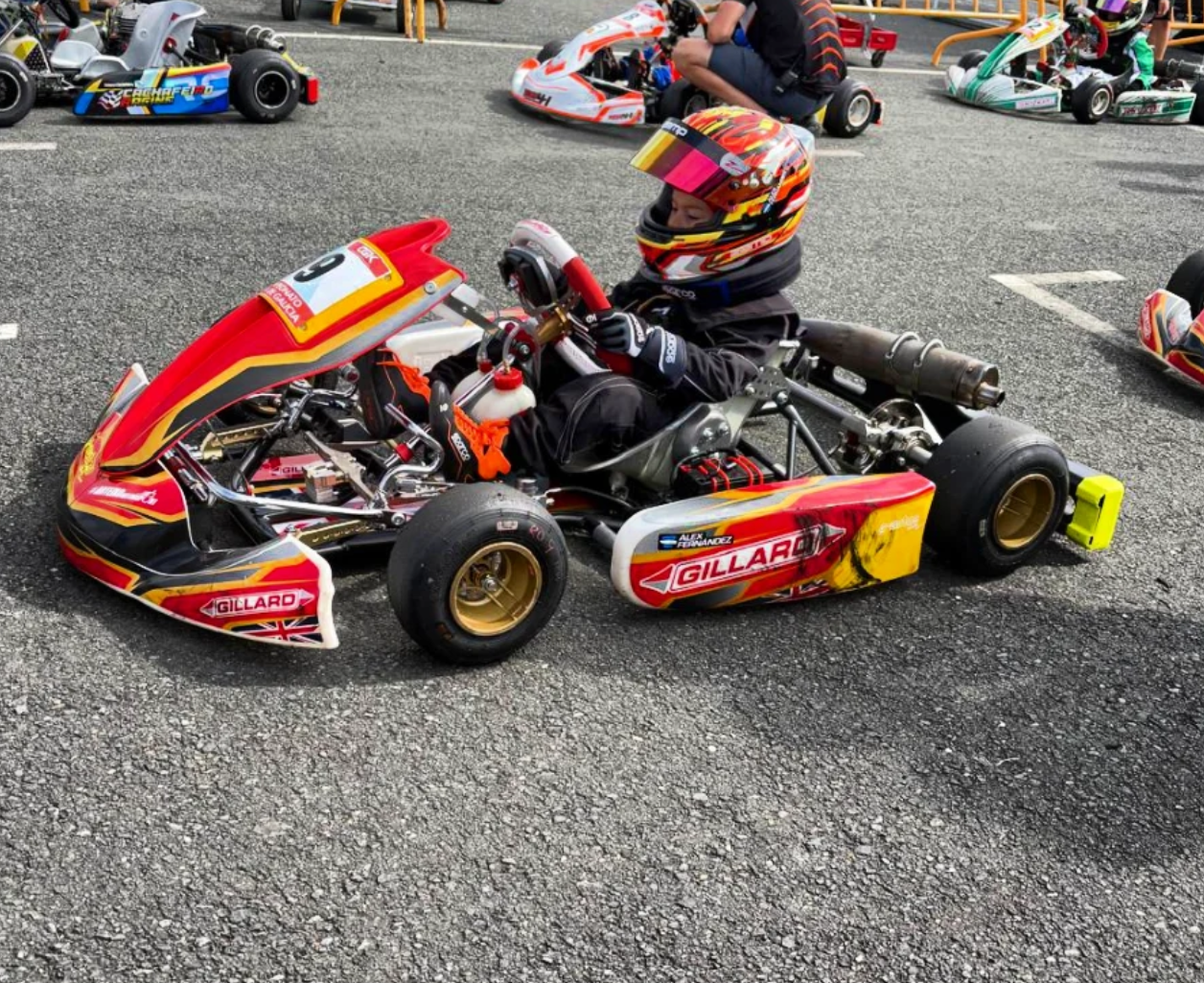 Alex Fernandez Lopez lidera la 1ª Carrera Rookie en el Karting Magdalena