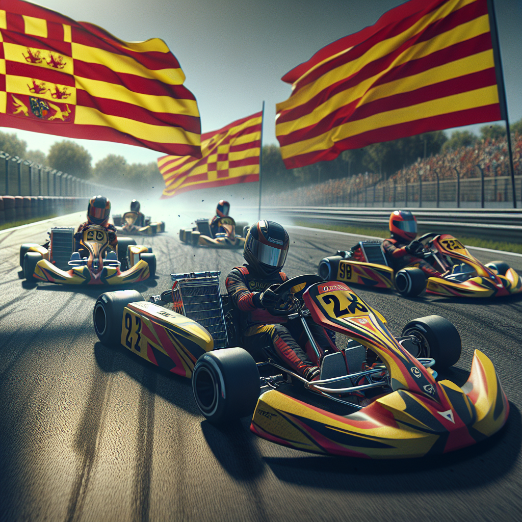 Dominio de D. Fiorini Pérez en la categoría KZ de la Copa de Karting de Aragón