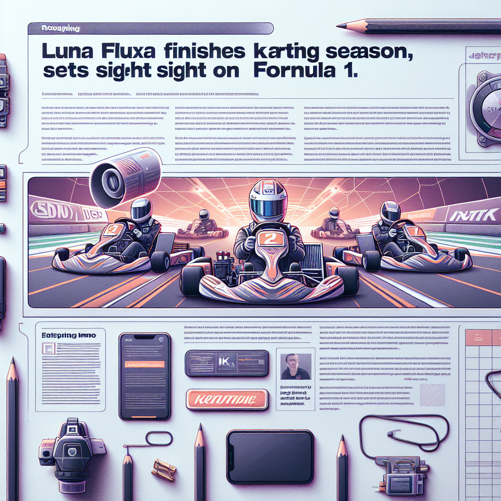 Luna Fluxà concluye su temporada de karting y mira hacia los fórmulas