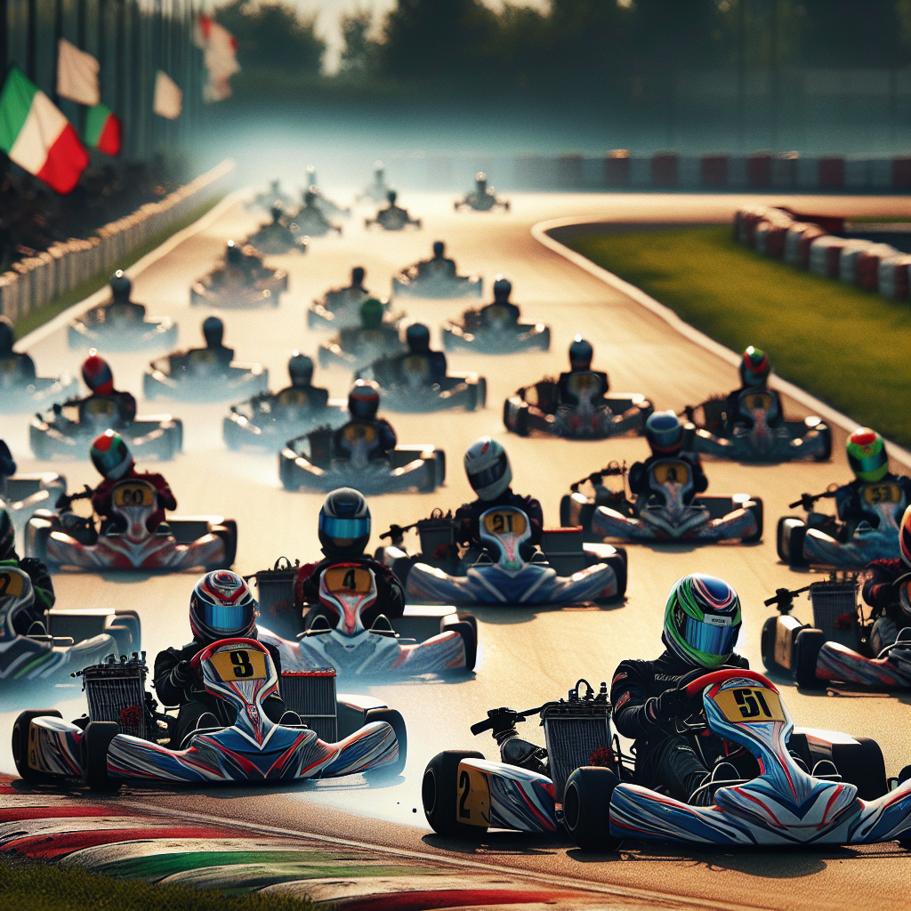 Dominio de Kolovos en la OK-N Junior en Franciacorta