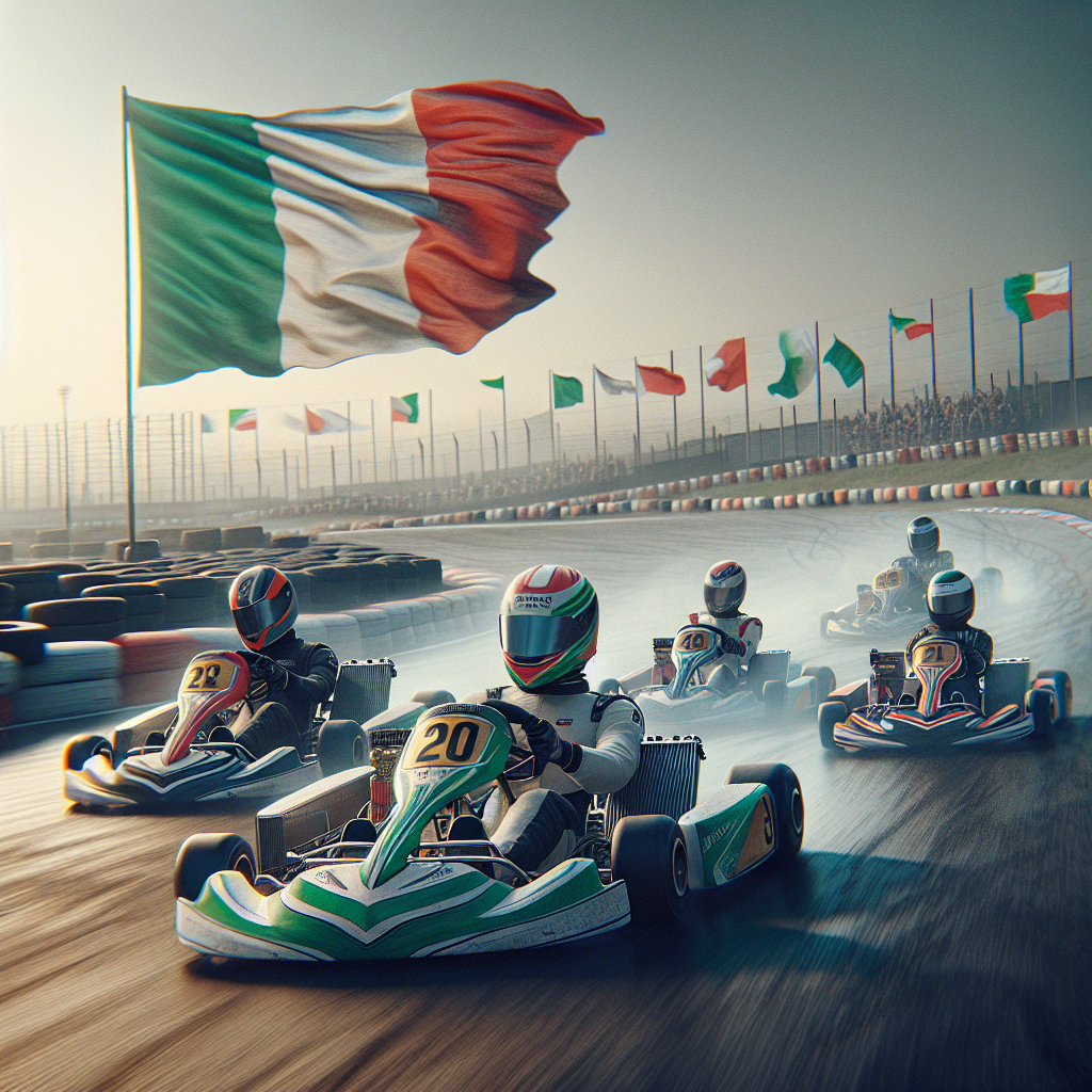 Dominio de Rousseau en la manga C-D del Campeonato Italiano de Karting