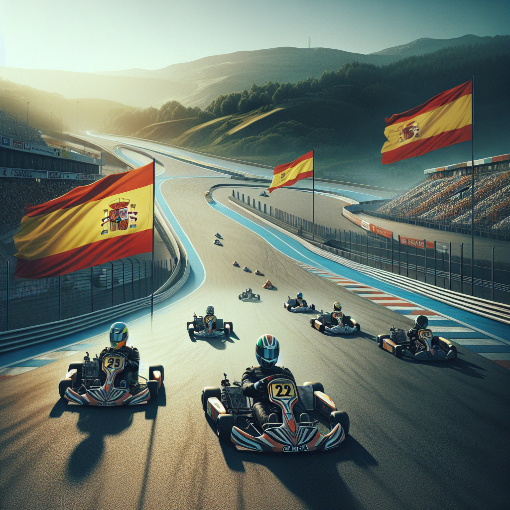 Alejandro Méndez Mendez lidera la clasificación Junior en el Campeonato Gallego de Karting