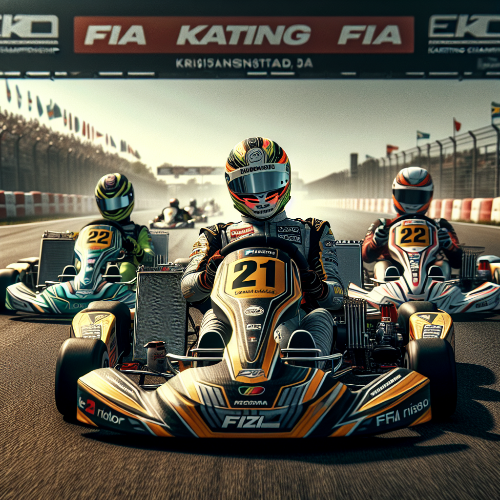 Luke Kornder lidera la sesión de prueba 5 en la categoría OK del Campeonato del Mundo de Karting en Kristianstad