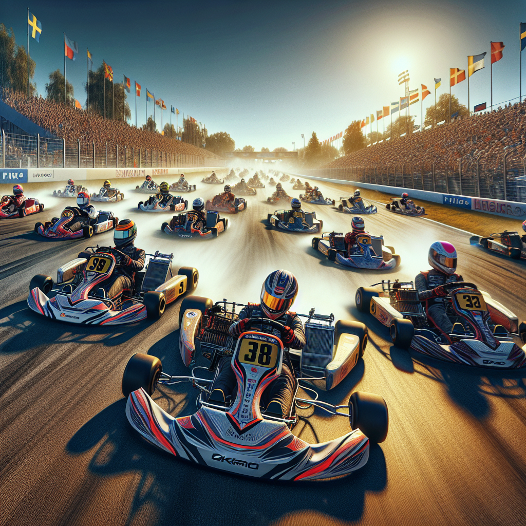 Lev Krutoholov lidera la Qualifying Heat D-F en el Campeonato del Mundo de Karting en Kristianstad