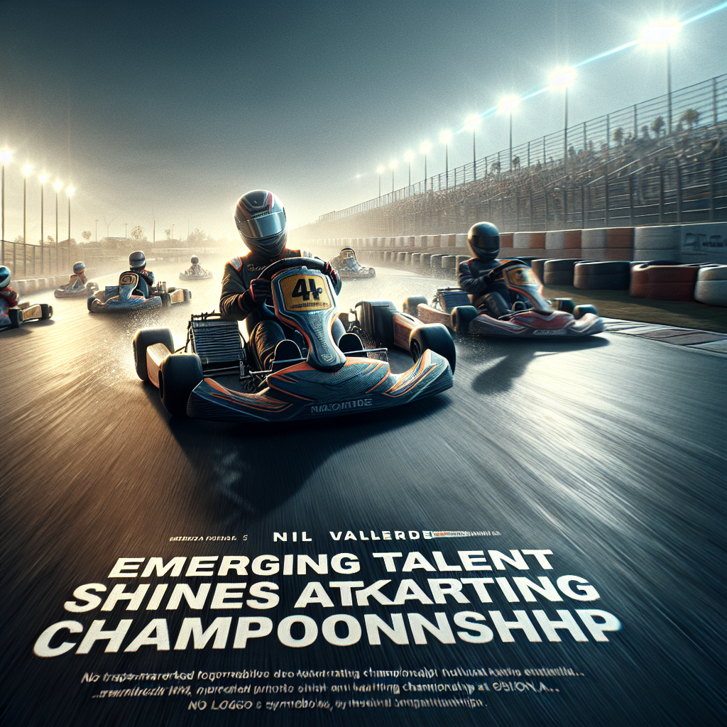 Nil Valverde Brilla en el Campeonato Sporting Kids de Karting en Osona