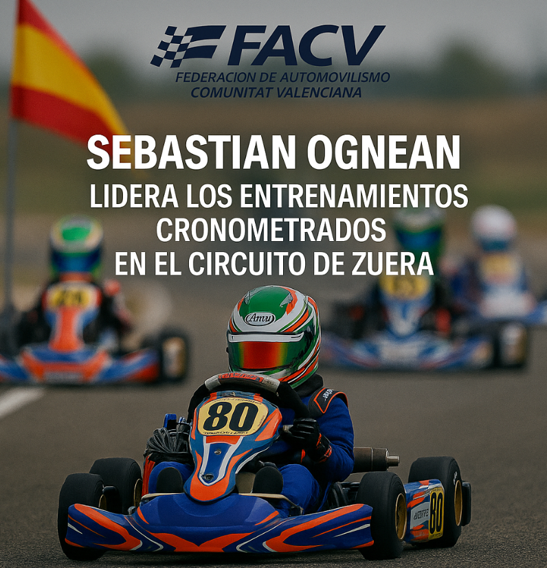 Sebastian Ognean lidera los entrenamientos cronometrados en el circuito de Zuera Sebastian Ognean lidera los entrenamientos cronometrados en el circuito de Zuera