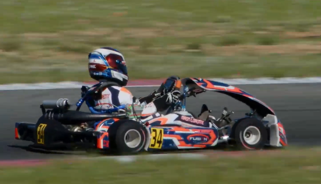 Victoria del español Daniel Miron en la manga clasificatoria A-C de X30 Junior