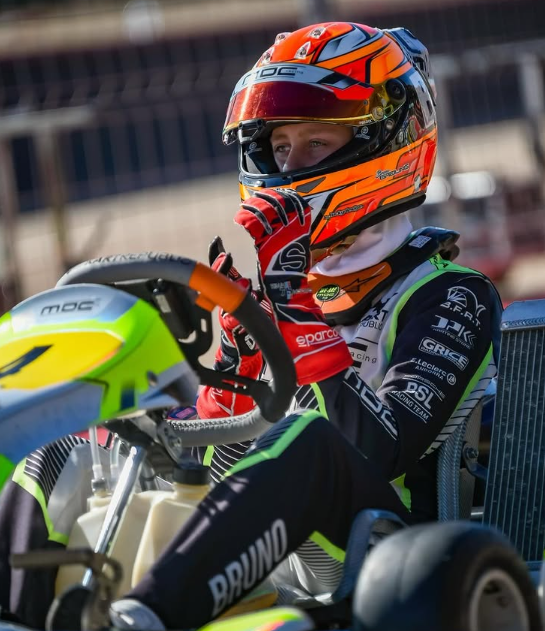 Bruno Greiling se corona una luchadísima final Junior del Hivern Karting 2026