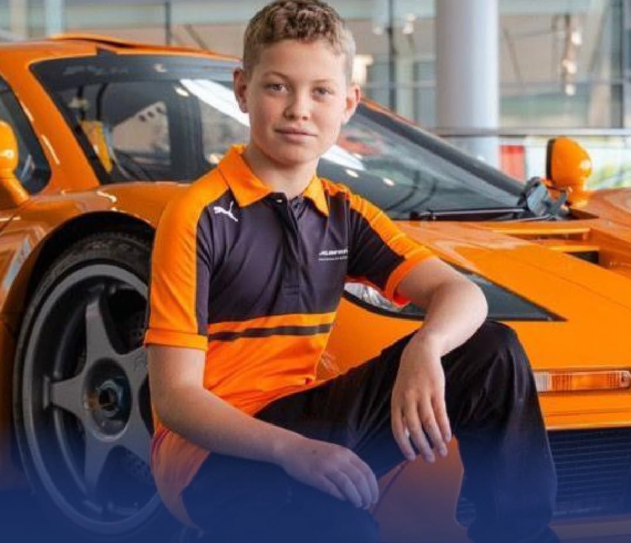 Harry Williams, de 11 años, se une al programa de jóvenes pilotos de McLaren